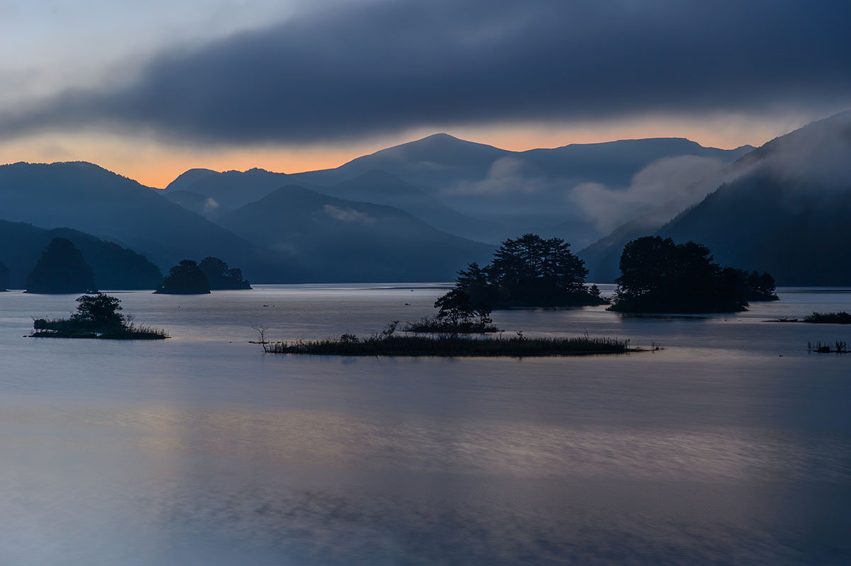 裏磐梯の夕焼け