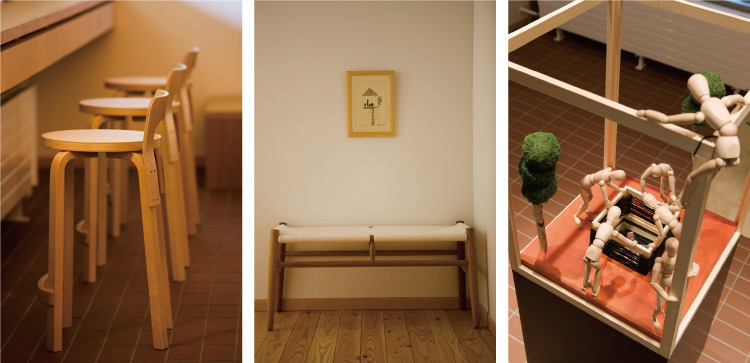 北欧の家具やアート作品