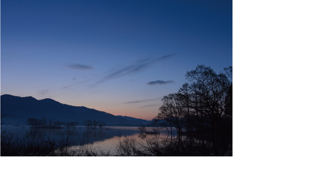 裏磐梯の夕焼け